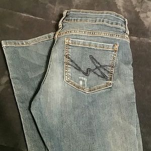 Bebe low rise skinny jeans